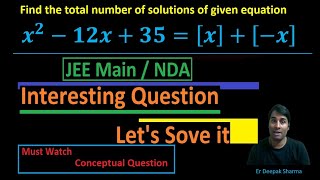 PYQ Based on Greatest Integer FunctionQuestion2 jee jeemains jeeadvanced iit viralvideo nda [upl. by Vassar]