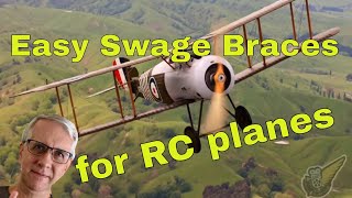 Make Easy Swage Braces for Model Aircraft [upl. by Zaccaria]