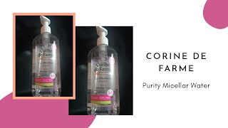 Review jujur Corine De Farme Purity Micellar Water [upl. by Ailedroc]