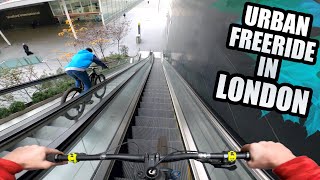 DREAM RIDING SPOTS AND FULL SPEED SENDS IN LONDON  URBAN MTB FREERIDE [upl. by Anirahc]