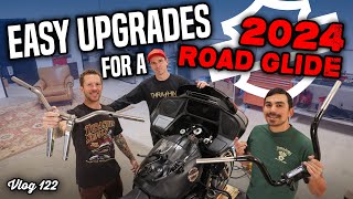 Fast amp Easy Upgrades On A 2024 Harley Road Glide  Vlog 122 [upl. by Kared430]