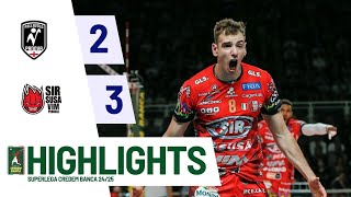 Sonepar Padova vs Sir Susa Vim Perugia  Superlega Credem Banca VBTV Match Highlights [upl. by Josephine657]