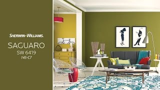 April 2017 Color of the Month Saguaro  SherwinWilliams [upl. by Ebby533]