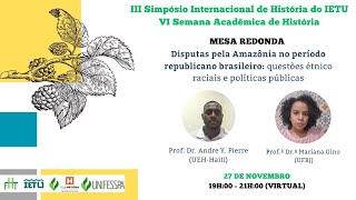 MESA REDONDA 1  III Simpósio Internacional de História do Ietu  VI Semana Acadêmica de História [upl. by Portia]