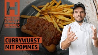 Schnelles Currywurst mit Pommes Rezept aus dem Philips Airfryer Dual Basket von Steffen Henssler [upl. by Karl403]