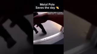 Thief runs into metal pole trying to escape … [upl. by Bianka]