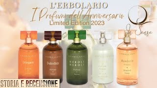 I Profumi LERBOLARIO del 45° Anniversario Edizione Limitata NOVITÀ 2023  SORPRESA Coupon [upl. by Magdalene775]