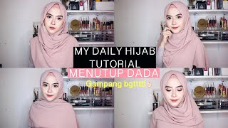 MY DAILY HIJAB TUTORIAL  Shafira Eden [upl. by Ert632]