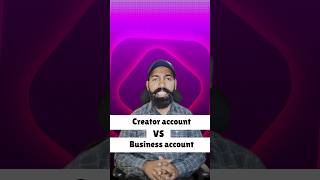 📱 Instagram Creator vs Business Account 🤔 Which one is right for you intstagram shortsyoutube [upl. by Gerardo]