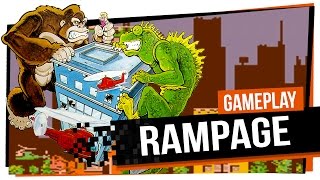 Rampage  NES  Gameplay [upl. by Rheims]