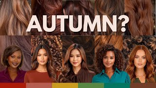 Autumn Color Analysis EXPLAINED How to Choose Your Best Colors  Color Analysis Guide [upl. by Brooke490]