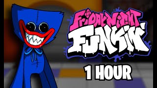 Playtime  1 HOUR  Friday Night Funkin  Vs Huggy Wuggy [upl. by Anairda]