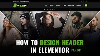 How To Design Header in Elementor Pro with  OceanWP Header Design  AM Webtech [upl. by Ahseei]