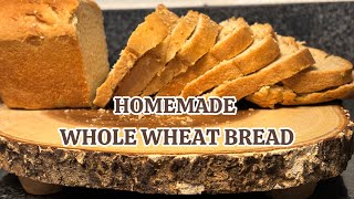 Easy Whole Wheat Bread Recipe Atta Bread Recipe I Wheat Bread Recipe [upl. by Catto498]