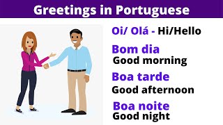 Basic Portuguese Greetings That You Should Know Learn Portuguese [upl. by Nitsraek]