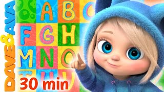 📚 ABC Song and Phonics for Kids  Learn ABC amp Tracing  Nursery Rhymes by Dave and Ava 📚 [upl. by Sueaddaht]