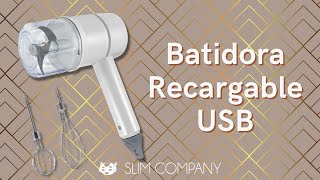 Mini Batidora Portátil 2 En 1 Para Hacer café Dalgona Con Picador Recargable USB │ Slim Company [upl. by Natalina]