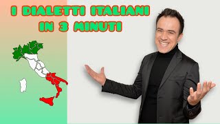 I DIALETTI ITALIANi in 3 minuti [upl. by Anelrad]