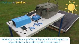 Monter son Kit Solaire AUTONOME  2 Panneaux Solaires  2 Batteries 24V  MyShop Solaire solaire [upl. by Lon]