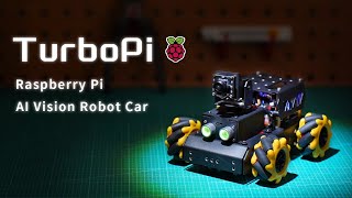 TurboPi Raspberry Pi Omnidirectional Mecanum Wheels Robot Car Kit [upl. by Tollmann]