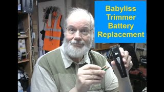 Babyliss Trimmer Battery Replacement [upl. by Rennold]