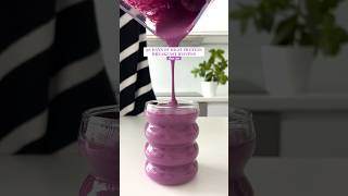 Highprotein Blueberry Smoothie💜 30g protein  no protein powder healthyrecipes highprotein [upl. by Neelasor]