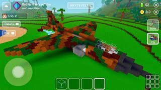 Block Craft 3D Crafting Game 3977  Fighter Jet ✈️ [upl. by Ahseyd]