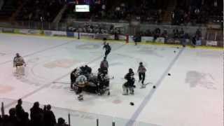 Donald Brashear cheap shot 11 janvier 2013 LNAH [upl. by Duer]