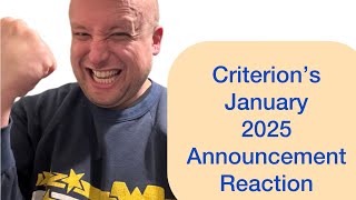 Criterion Collection January Announcements Reaction [upl. by Norved34]