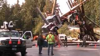 Man of Steel  Incredible Logging Truck Set  Behind the Scenes [upl. by Yelnats423]