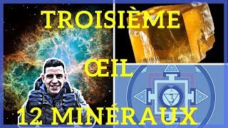 ॐ Lithothérapie 12 MINÉRAUX JAUNES révélés pour équilibrer votre CHAKRA du troisième oeil [upl. by Aerdna259]