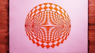 How To Draw Spirograph Pattern Art In Two Circles  Geometric Design [upl. by Vera250]