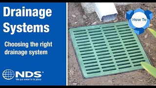 How to Choose the Right Landscape Drainage System for Stormwater Runoff  NDS Yard Drainage Systems [upl. by Lilla]