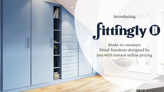 Introducing Fittingly  Bespoke DIY fitted wardrobes designed online [upl. by Nunnery]