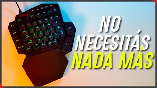 No necesitás un teclado completo para jugar  Review Redragon Diti K585 RGB [upl. by Renie429]