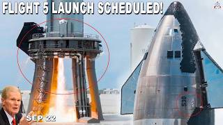 NASA Officially Announced NEW Starship Launch 5 Scheduled But FAA License [upl. by Aciemaj]