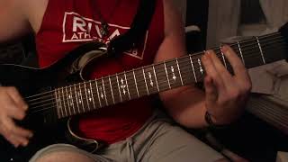 Extermination Dismemberment  Disemboweled Engorgement Guitar Cover [upl. by Male425]