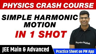 SIMPLE HARMONIC MOTION in One Shot  All Concepts amp PYQs  Class 11  JEE Main amp Advanced [upl. by Mighell]