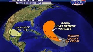 Wave Watch Hurricane Hunters tasked for Invest 97L Wednesday development possible [upl. by Kerman]