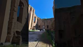 Another Roman ruins Caracallas bathsshortvideo rome history [upl. by Bernarr]