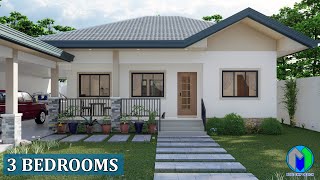 3 Bedroom House Design  10x8m 80sqm [upl. by Meihar]