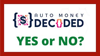 Auto Money Decoded Review  Legit System [upl. by Aivekahs]