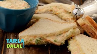 Vegetable Mayonnaise Sandwich by Tarla Dalal [upl. by Anoiuq27]