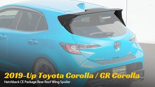 Extreme Online Store For 2019Up Toyota Corolla Hatchback CE Package Style ABS Plastic Rear Spoiler [upl. by Anerual]