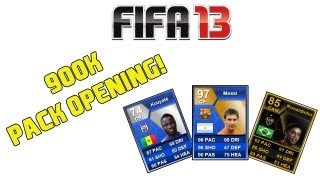 FIFA 13  900K Pack Opening [upl. by Borszcz739]