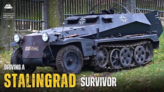 The only known surviving running German vehicle from Stalingrad [upl. by Mendelson]