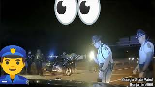 Rookie GA Trooper PIT FLIP amp KILL suspect [upl. by Konikow151]