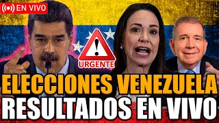 🔴ELECCIONES EN VENEZUELA EN VIVO RESULTADOS ¡ESCÁNDALO MUNDIAL MADURO quotGANADORquot  BREAK POINT [upl. by Kinchen]