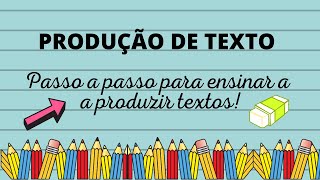 PRODUÇÃO DE TEXTO [upl. by Breskin186]