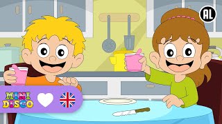 ON THE TABLE  Songs for Kids  Nursery Rhymes  Mini Disco [upl. by Sigler]